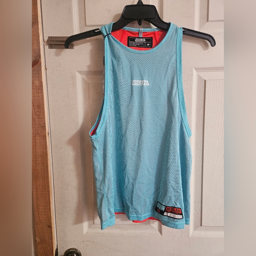 MOOLAH REVERSIBLE JERSEY: BLUE/ORANGE: NEW WITH TAGS: SIZE SMALL